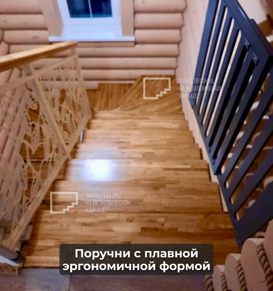Забежная лестница на сверхпрочном каркасе