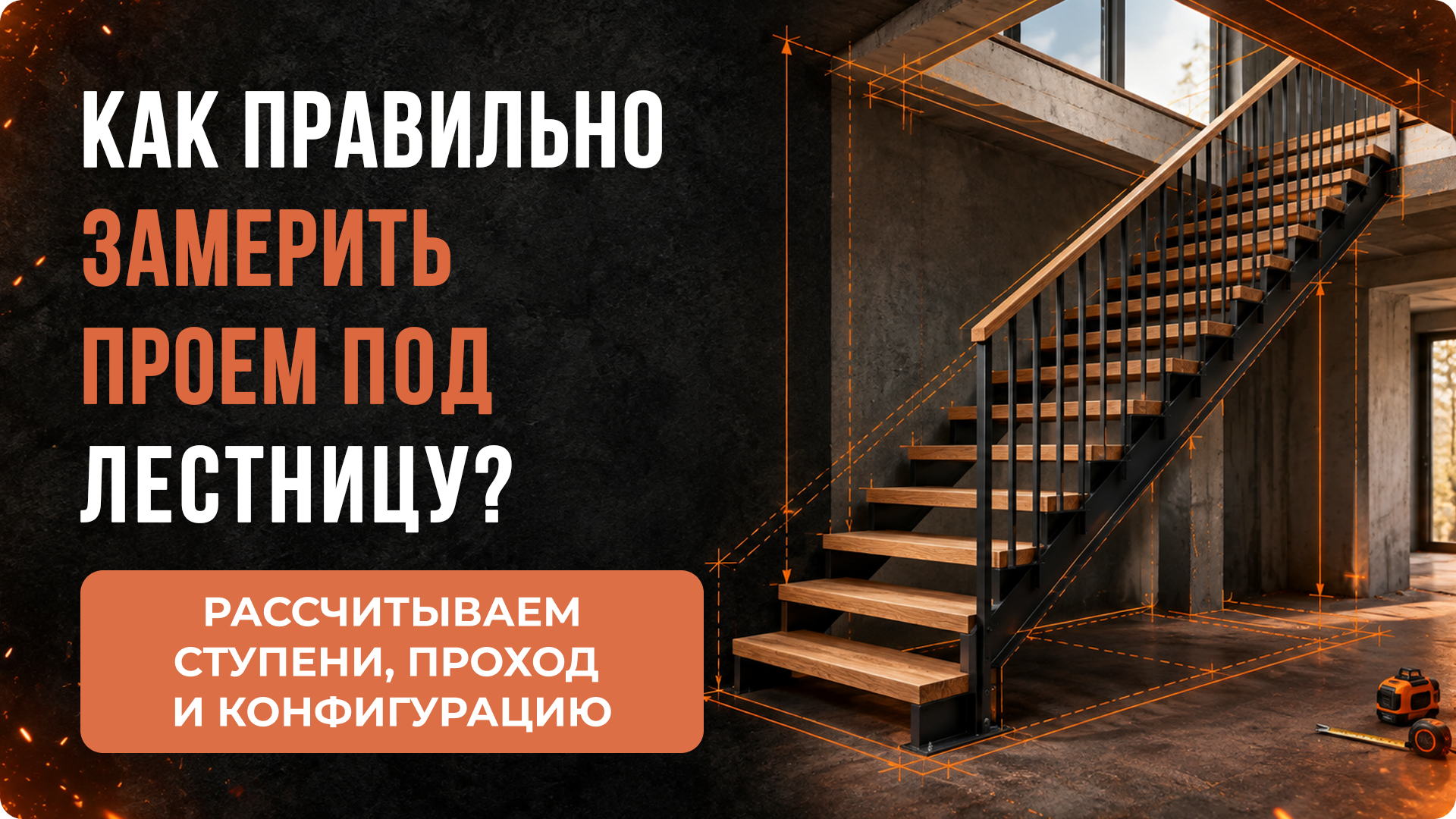 Как правильно замерить проём и рассчитать лестницу: важные нюансы для удобства и безопасности