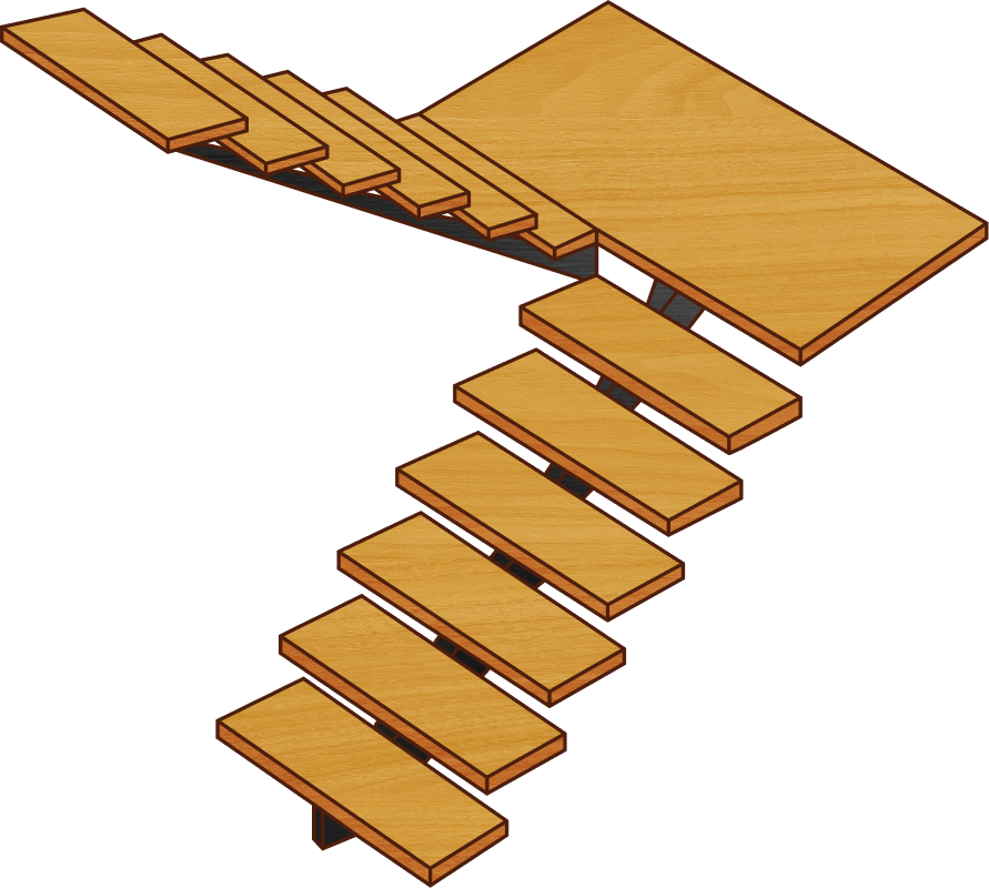 Калькулятор лестниц открытого типа