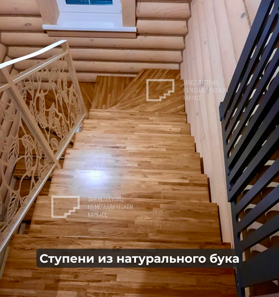 Забежная лестница на сверхпрочном каркасе