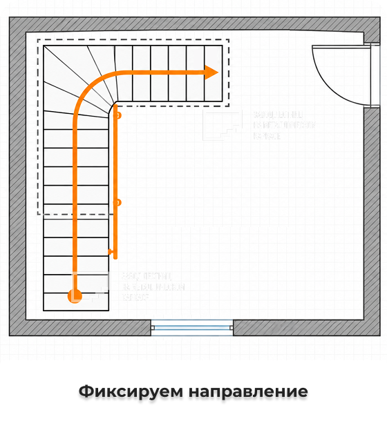 Фиксируем направление