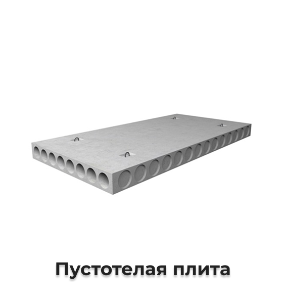 Пустотелая ЖБ Плита
