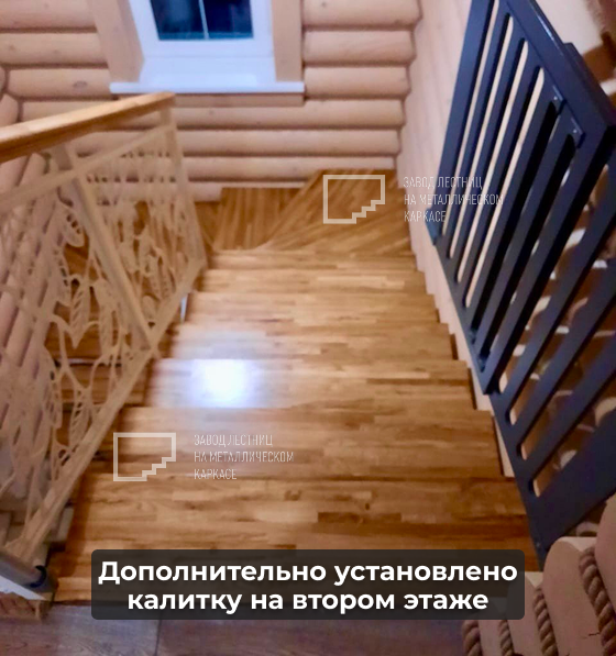 Забежная лестница на сверхпрочном каркасе
